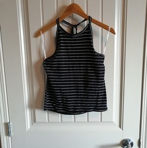 American Eagle Striped Halter Top